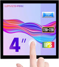 waveshare 4inch HDMI Capacitive Touch IPS LCD Display Compatible with Raspberry Pi 4B/3B+/3A+/2B/B+/A+/Zero/Zero W/WH/Zero 2W CM3+/4 720×720 Resolution Supports Jetson Nano/Windows