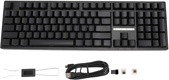 Yoidesu Gaming Keyboard 2.4G / BT3.0 5.0/Type C Wired Mechanical Keyboard RGB Backlit 108 Keys Brown Switch Computer Keyboard for for for Vista