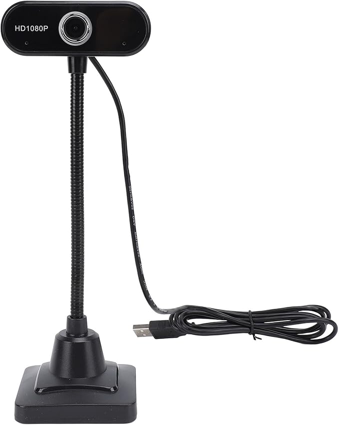 GOWENIC Web Camera 1080P USB Computer Camera with 3 Meter Omnidirectional Noise Reduction Microphone Wide Angle for Vista