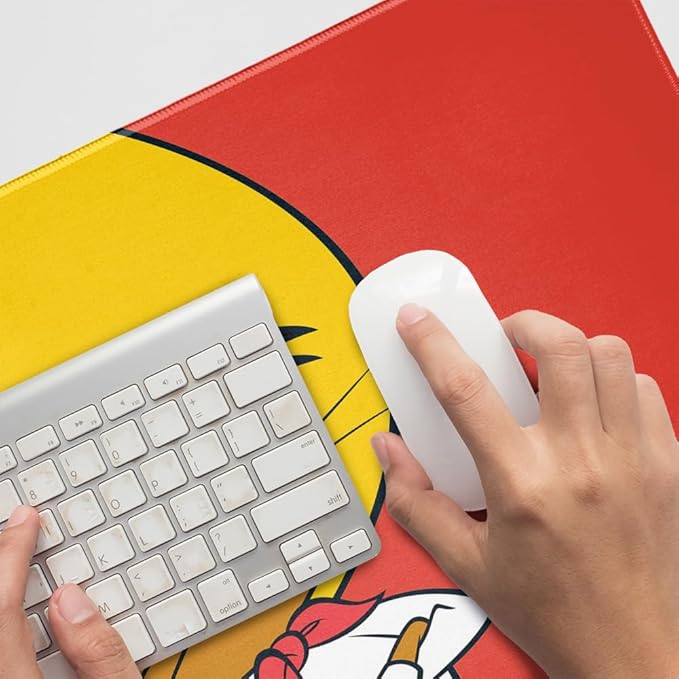 Looney Tunes Speedy Gonzales Large Gaming Mouse Pad Desk Mat with Stitched Edges Non-Slip Base for Gamer Home and Office 31.5 x 15.7