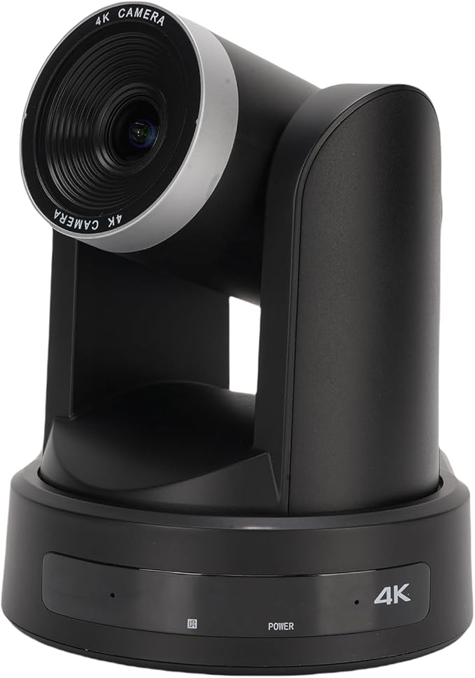 Conference Room Camera System 4K 12X Optical Zoom USB3.0 IP PTZ Camera with Auto Tracking and 255 Presets Webcam for Online Meetings Lectures (US Plug)