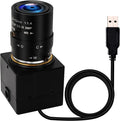USB Camera 5MP Webcam 4X Variable Focus PC Camera 1944P USB Security Camera UVC CCTV Industrial Close-up Camera for Computer Plug and Play for Mac OS Windows Linux Raspberry Pi Camera