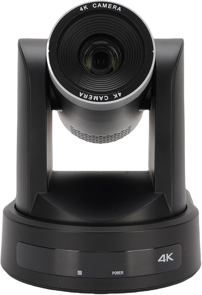 4K PTZ Conference Camera 10X Optical Zoom AI Auto Tracking 4K HD Video Webcam USB3.0 LAN for Business Meeting Lecture Live Streaming (US Plug)