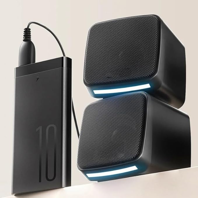 JSEIAJB Computer Speaker Desktop Home Theater Small Laptop Wired Mini Tweeter Subwoofer
