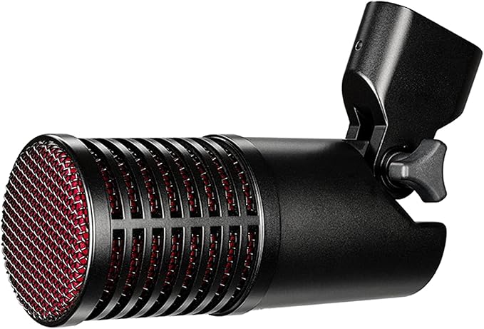Briskdrop sE Electronics Dynacaster Dynamic Broadcast Microphone - Bundle with 2 Pig Hog XLR Cables