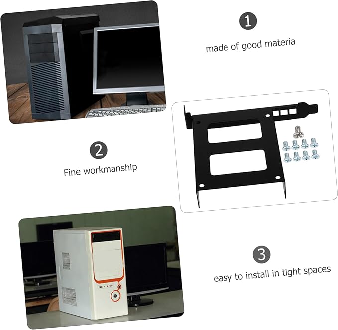 5sets Mechanical Hard Disk for Secure Ssd Mounting Hard Drive Holder Efficient Heat Dissipation Compact Design for Desktop Use