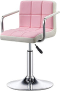 Mlaea Dining Bedroom Living Room Chair Height Adjustable Gaming Club Bar Chair Home Office Desk Chair 38 * 44-56CM(Color:#6)