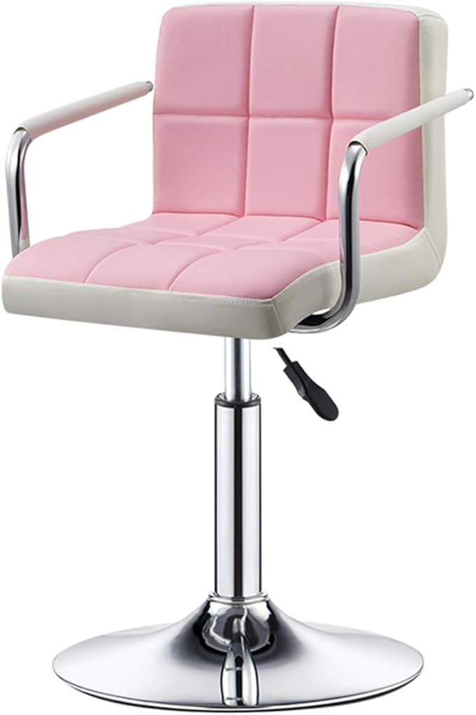 Mlaea Classroom Dormitory Hotel Chair TV Station Laboratory Chair with A Flexible Lifting Rod Computer Racing Gaming Chair 38 * 44-56CM(Color:#6)