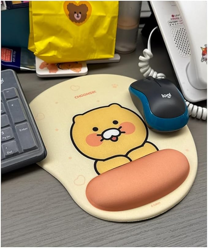 Kakao Choonsik Mouse Pad Wrist Rest Gel Type and Letter Writing Set