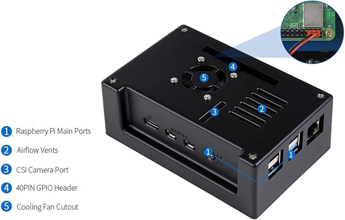 Waveshare 4.3 Inch Touch Screen DSI LCD with Case for Raspberry Pi 4B 800×480 Resolution Monitor IPS Capacitive Screen Support Raspbian/Ubuntu/Kali/Retropie/WIN10 IoT