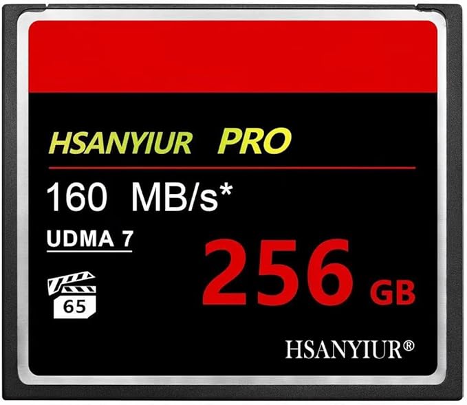 256GB UDMA 160MB/sHigh-Speed Transfer Large Capacity CF Card for Professional Photographers Videographers &amp Enthusiasts