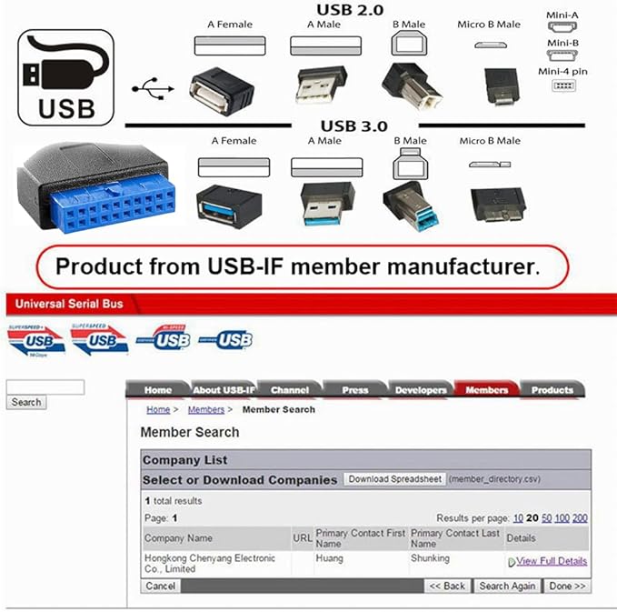 xiwai USB 3.0 19/20Pin &amp Type-E Female Header Splitter to Dual Type-E &amp USB 3.0 20Pin Outputs 5Gbps Black 11cm Cable PC Adapter