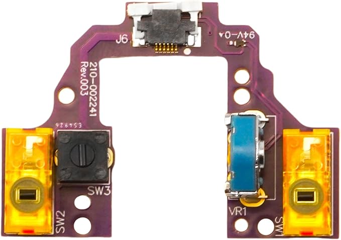Mouse Motherboard Upgrade Hot-swap Switch Button Board and TTC Dustproof Microswitch Replacement for Logitech G Pro X Superlight Wireless Gaming Mouse