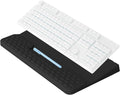 Ergonomic Keyboard Wrist Rest with Storage Tray Soft Memory Foam Arm Cushion Keyboard Stand Keyboard Stand for Office Home - Black