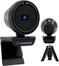 4K USB Webcam for PC with Speaker &amp Microphone 85° Wide Angle Web Camera Auto Focus Dual Noise Cancelling Mics Privacy Cover Plug-and-Play for Desktop/Laptop