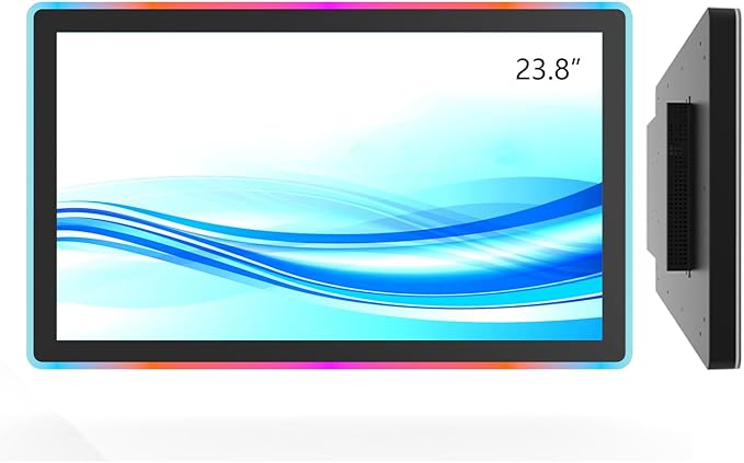 GreenTouch 23.8 Inch LED-Framed Touch Monitor Industrial LCD Monitor for Automated Information System Gaming Machine