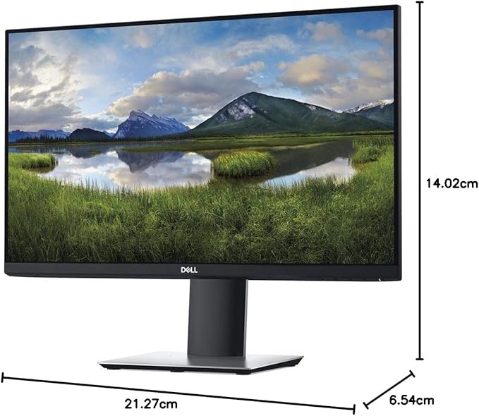 Dell P2419H 24 Inch LED-Backlit Anti-Glare 3H Hard Coating IPS Monitor - (8 ms Response FHD 1920 x 1080 at 60Hz 1000:1 Contrast with ComfortView DisplayPort VGA HDMI and USB) Black
