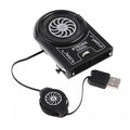 Mini USB Cooler Air Extracting Cooling Pad Fan for Laptop