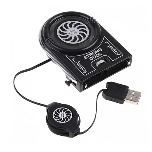 Mini USB Cooler Air Extracting Cooling Pad Fan for Laptop
