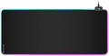 Corsair MM700 RGB Extended Cloth Gaming Mouse Pad - 36.6 x 15.8 - 360° RGB Lighting - Two USB Port Hub - Thick Rubber - Black