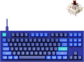 Keychron Q3 QMK/VIA Wired Custom Mechanical Keyboard Full Aluminum Tenkeyless Layout Programmable Macro with Hot-swappable Gateron G Pro Brown Switch Compatible with Mac Windows Linux (Blue)