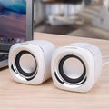 Computer Audio Desktop Wired Small Speaker Desktop Small Subwoofer Speaker Surround Built-in(E)