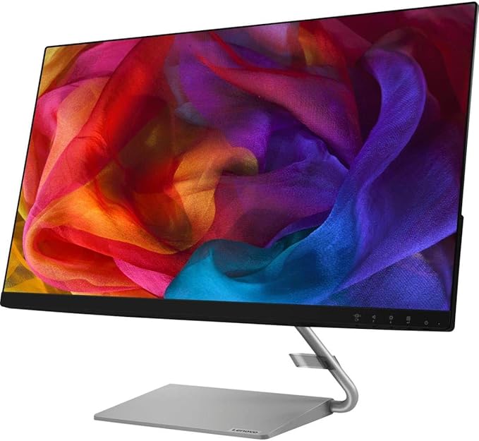 Lenovo - Q27q-10 27 IPS LED QHD FreeSync Monitor - Black