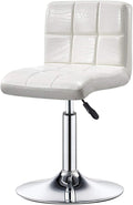 Mlaea Living Room Desk Chairs Computer Racing Gaming Chair with Soft Seat Cushion Classroom Dormitory Hotel Chair Height Adjustable(Color:#1)