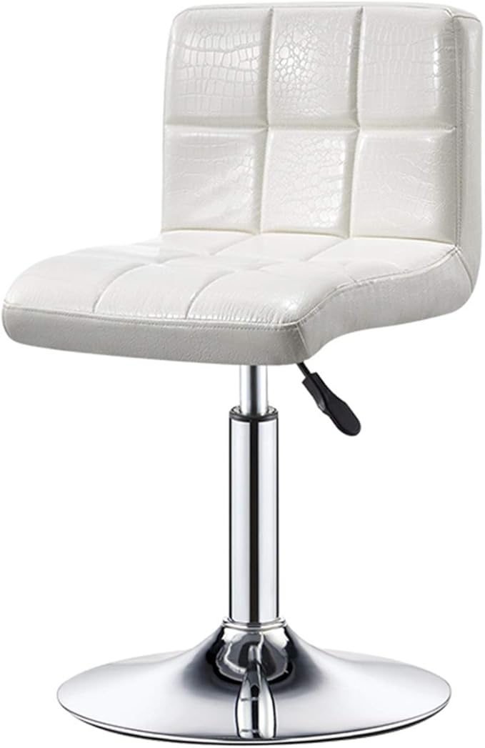 Mlaea Living Room Desk Chairs Computer Racing Gaming Chair with Soft Seat Cushion Classroom Dormitory Hotel Chair Height Adjustable(Color:#1)