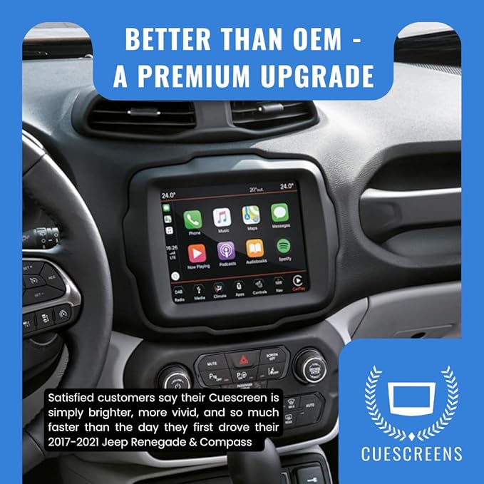 Uconnect 4/4C 7 UAM LCD Upgraded Touch Screen Replacement - Compatible with Jeep Compass Renegade