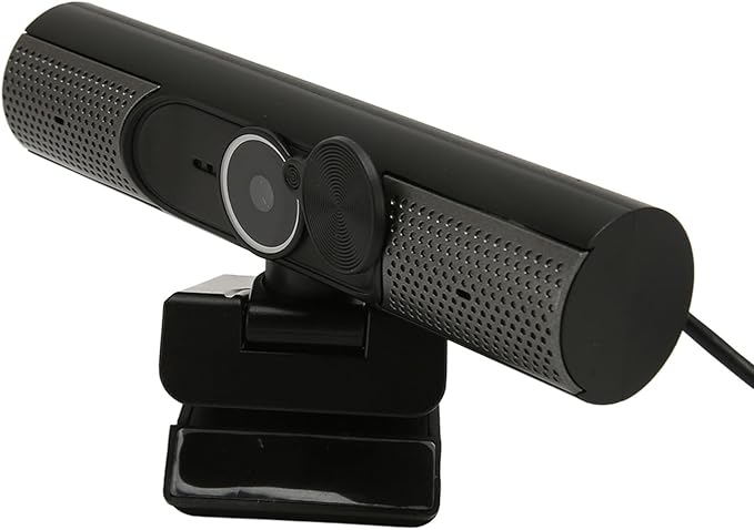 BAFOVY USB Webcam 2K 30fps Auto Focusing HiFi Speaker Noise Reduction Mic Plug and Play Camera for Desktop Laptop Video Chat with Private Cover USB 2.0 Inbuilt Noise Reduction Mic