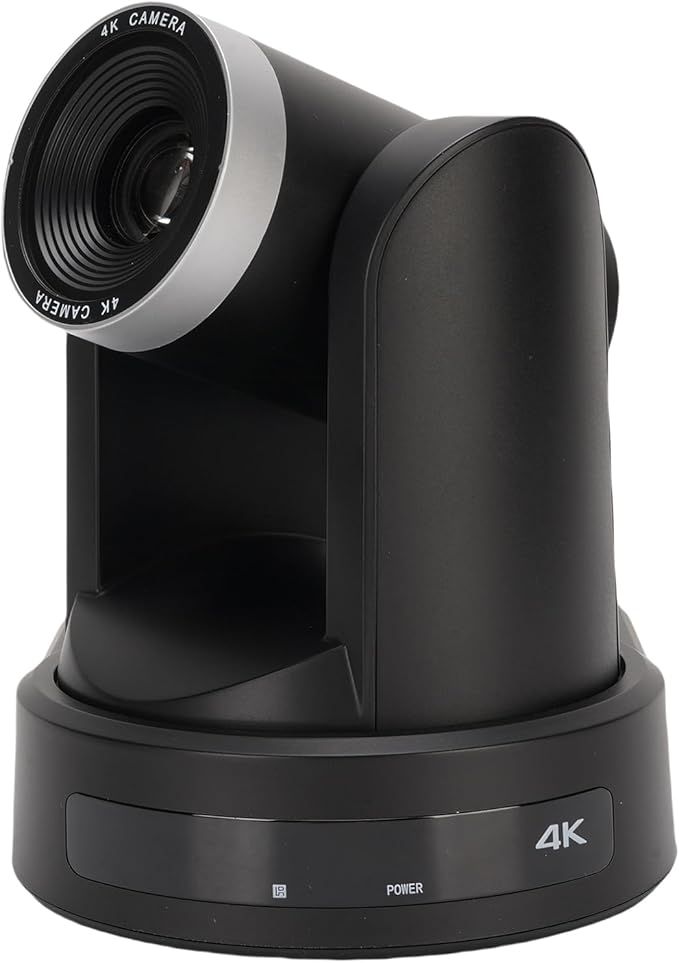 Diyeeni 12X Optical Zoom PTZ Camera HDMI IP USB 3.0 4K 30fps for Video Conference Business Meeting Live Streaming Online Learn AI Auto Tracking Support up to 128G (US Plug)
