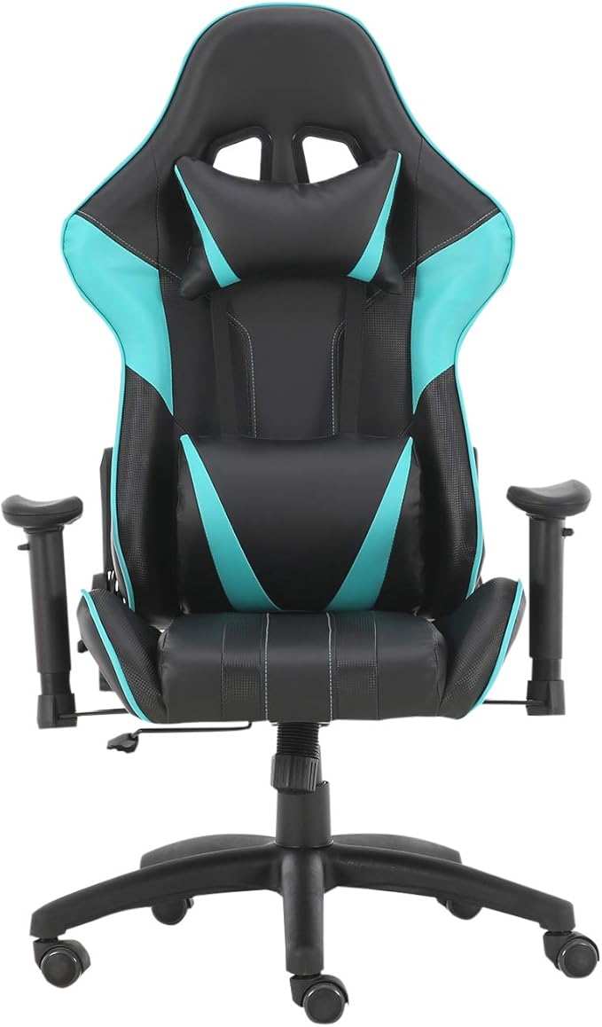 Video Gaming Chairs Most Comfortable Kids Spinning Computer Gaming Chairs Ergonomic Armchair Nice Office Chair (Black/Blue-a)