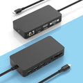 Surface Thunderbolt 4 Dock Triple Displays 11 in 1 Surface USB4 Dock Docking Station with 4K HDMI+DP+VGA for Surface Pro 12/11/10/9/8/X/7+/7 Laptop 7/6/5/4/3 Laptop Studio 2/1 Go 4/3/2/1