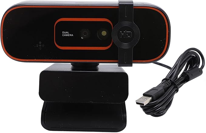 1080P Computer Web Camera 1080P 30fps Facial Recognition USB Computer Camera with Private Cover Mic