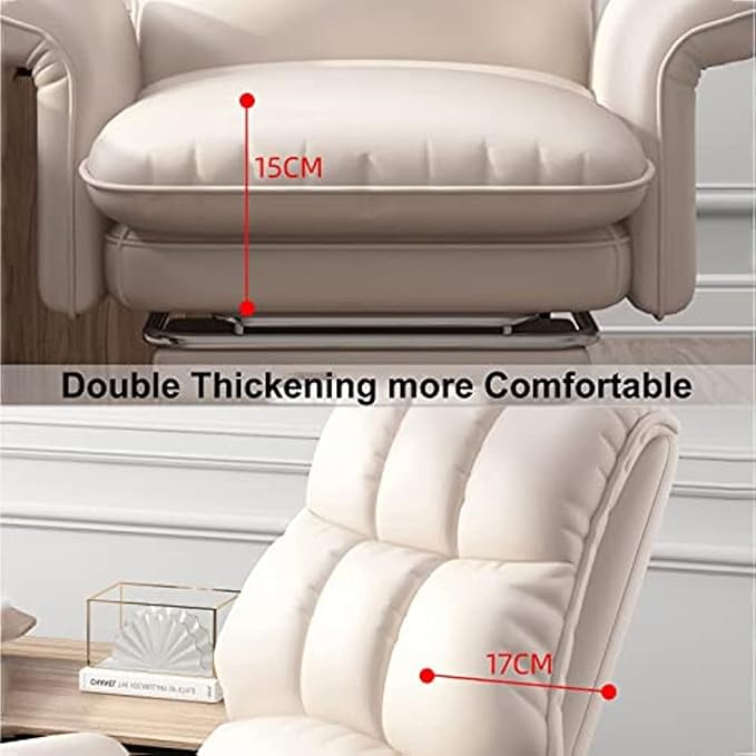 Gaming chair  Computer Chair with Wheels and Ar﻿ms Home Reclining Office Chair with Back Support Comfortable Boss Chairs Gaming Seat Sedentary Sofa Chair Swivel Backrest Chairs A ( Color : Black