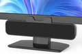 Inwa Computer Speakers for Desktop PC USB Monitor Speakers with Clip Wired Computer Sound Bar for Laptop with Loud Sound &amp Bass Easily Clamps to Monitors (USB-C to USBAdapter Included)