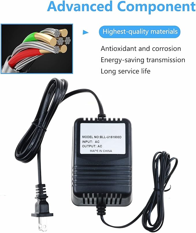 12V AC/AC Adapter for Companion 2 Series II Multimedia Computer PC Speaker System Speakers 12VAC Power Supply Cord Cable PS Wall Home Charger Mains PSU