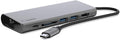 Belkin USB-C Hub 6-in-1 Multi-Port Docking Station for iPad iPad Pro iPad mini MacBook &amp More - 60W Power Delivery 3.0 4K HDMI USB-A Ethernet &amp SD Card Ports