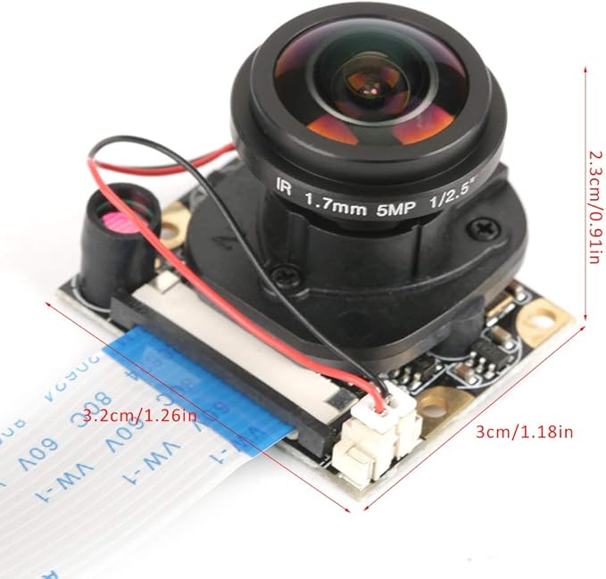 Camera Module Automatic IR Cut Switching ideo Webcam Infrared LED Light Board Module for DIY Projects Surveillance Robotics