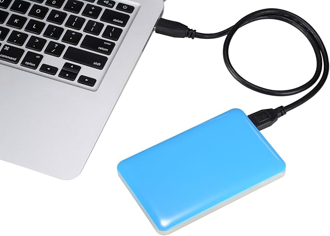U3 2.5 inch USB 3.0 FAT32 Portable External Hard Drive - Blue (750GB)
