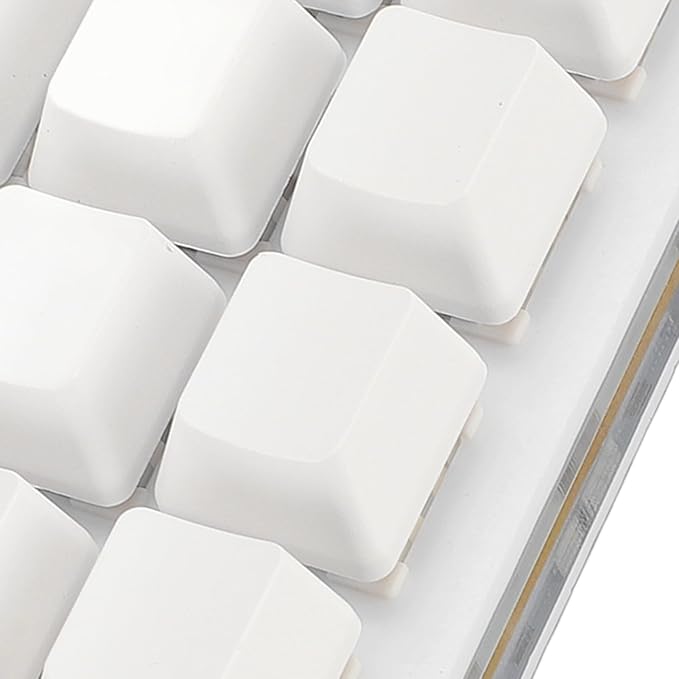 12 Key Mechanical Gaming Keyboard Red Switch USB Wired RGB Programmable Macro Keyboard with Knob Customizable Shortcuts Detachable Cable Hot Swappable Switches (White)