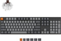 Keychron K10 Full Size 104 Keys Bluetooth Wireless/USB Wired Mechanical Gaming Keyboard with Keychron Super Brown Switch/RGB Backlight/Multitasking Computer Keyboard for Windows/Mac Aluminum Frame