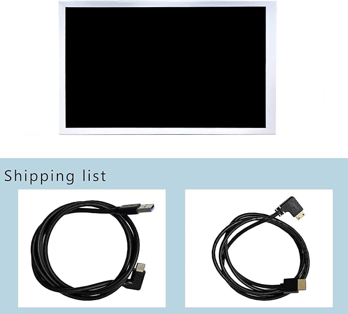 VSDISPLAY 8 Inch Mini LCD Monitor IPS 1280x800 Small Portable Monitor with Interfacefor DIY Secondary Display/PC Case Internal Screen