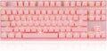 MOTOSPEED GK82 RGB LED Backlit Wired Mechanical Gaming Keyboard 82 Keys Hot-Swap Mechanical Keyboard w/Aluminum Base Upgraded Socket and Noise Absorbing Foams Soft Tactile Blue Switch