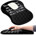 Mouse Pad Wrist Support Ergonomic Mouse Pad with Massage Dot Comfortable Computer Mouse Pad for Laptop Wrist Rest Pain Relief Mousepad with Non-Slip PU Base for Office &amp Home 12 x 8 in