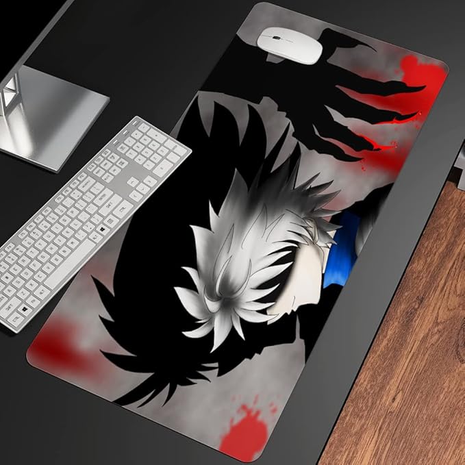 RAINBOWS XXL Gaming Professional Hunter Beautiful Cute Printing Mouse Pad Desk Pad Anime Pad Computer Player PC Mouse Mats(QZLR-009700x400x3mm)