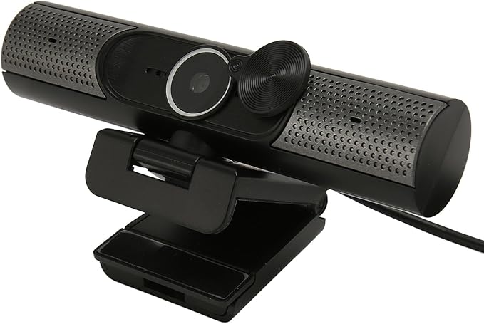 CUIFATI 2K USB Webcam with Mic and Speaker Auto Focusing Streaming Camera 30Fps Computer Camera for Desktop Laptop Video Chat Noise Reduction Plug and Play