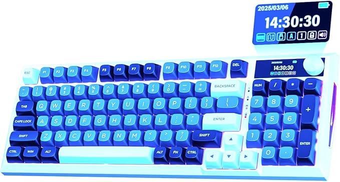 Redragon Rainbow RGB Backlit Mechanical Gaming Keyboard (Blue)