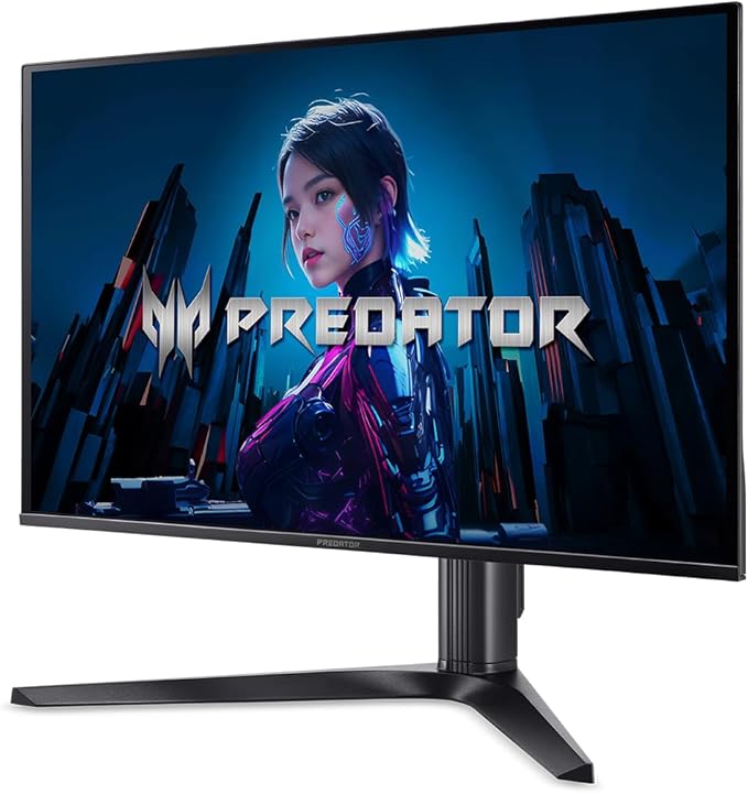 acer Predator 27 Gaming Monitor | WQHD 2560 x 1440 OLED | AMD FreeSync Premium Pro | 280Hz | 0.03ms (G to G) | VESA DisplayHDR True Black 400 | Display Port 1.4 &amp 2 x HDMI 2.1 | X27U Z1bmiiprx